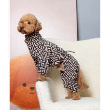 Костюм велюровый с узором Меандр для собак Dogs Bomba D-248