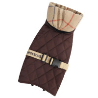 Жилет для собак стьобаний двосторонній шоколад G-115