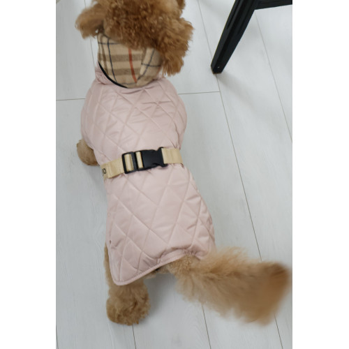 Жилет для собак стьобаний двосторонній пудра G-121 Жилет для собак стьобаний двосторонній пудра G-121