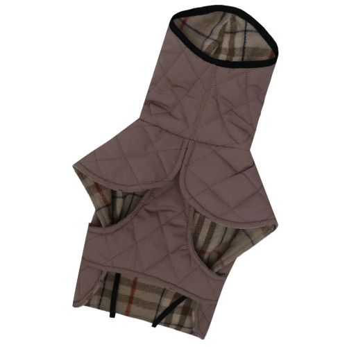 Жилет для собак двусторонний G-127 цвета мокко