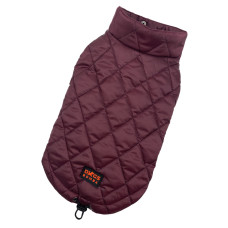 Жилет стьобаний марсала для собак Dogs Bomba G-40