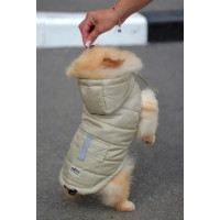 Жилет для собак з кишенею оливкового кольору G-81