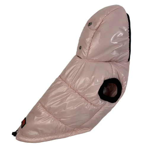 Розовый лакированный жилет для собак Dogs Bomba G-94