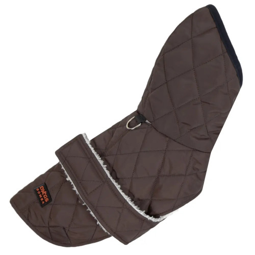 Жилет для собак на липучці шоколадного кольору GL-5  (осінь-зима)