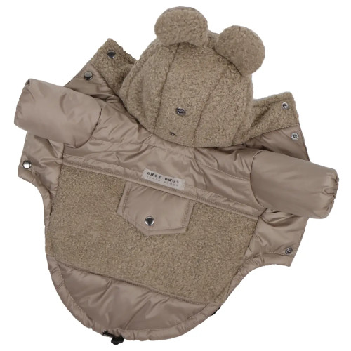 Куртка для собак Teddy бежевого кольору K-96