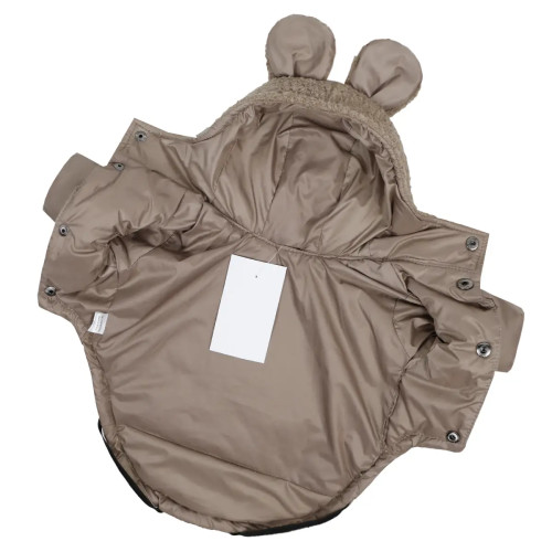 Куртка для собак Teddy бежевого кольору K-96