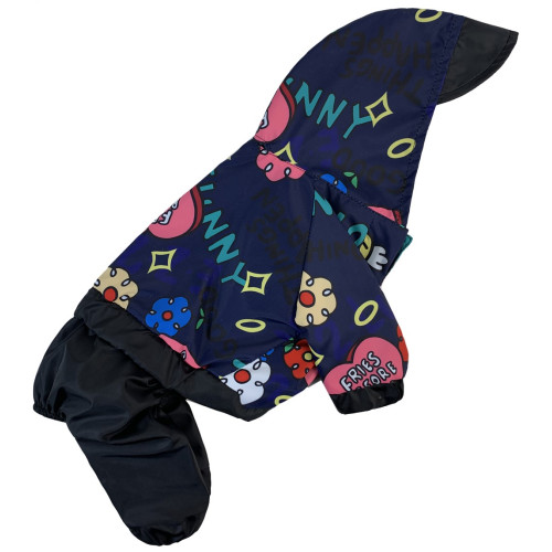 Дождевик Funny цветной для собак Dogs Bomba M-104