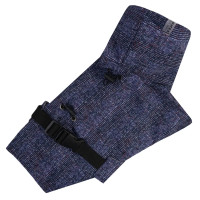 Дощовик-плащ для собак картатий M-128