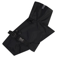 Дощовик-плащ для собак чорного кольору M-130