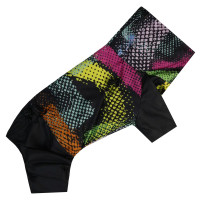 Дождевик для собак с фиксаторами абстракция M-132