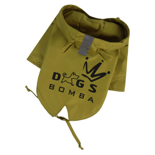 Дощовик парка для собак DB M-135 лаймового кольору