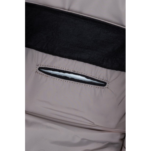 Дождевик-куртка на флисе бежевый для собак Dogs Bomba M-143