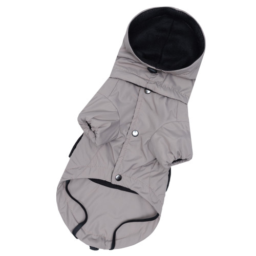 Дождевик-куртка на флисе бежевый для собак Dogs Bomba M-143