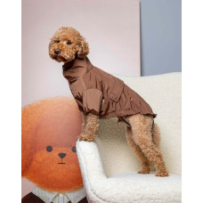 Дождевик-куртка на флисе карамель для собак Dogs Bomba M-145