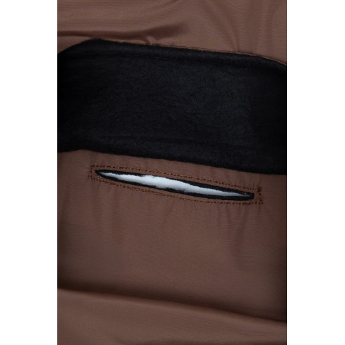 Дождевик-куртка на флисе карамель для собак Dogs Bomba M-145