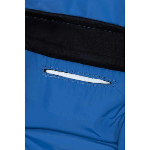 Дождевик-куртка на флисе синий для собак Dogs Bomba M-146