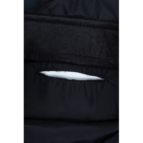 Дождевик-куртка на флисе черный для собак Dogs Bomba M-147