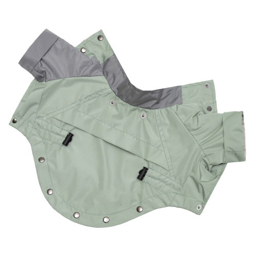 Дождевик-трансформер мята серый для собак Dogs Bomba M-149