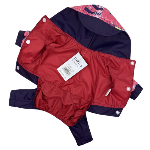 Дождевик Париж с принтом для собак Dogs Bomba M-91