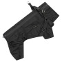 Дощовик зі шлеєю чорний для собак Dogs Bomba MS-16