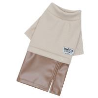 Платье с кожаной юбкой карамель для собак Dogs Bomba P-42