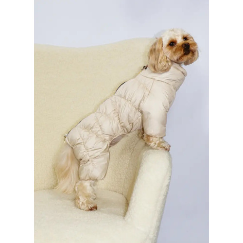 Зимовий комбінезон для собак Comfort беж R-66