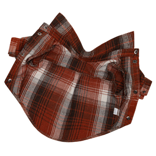 Сорочка картата теракотова для собак Dogs Bomba RUB-70