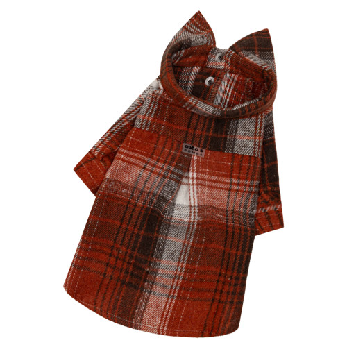 Сорочка картата теракотова для собак Dogs Bomba RUB-70