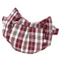 Рубашка в клетку марсала для собак Dogs Bomba RY-68