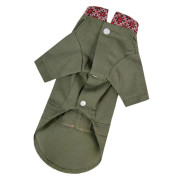Вышиванка для собак с кисточками RUB-50 цвета хаки - фото 2