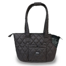 Сумка-переноска для собак стьобана S-114, колір шоколад