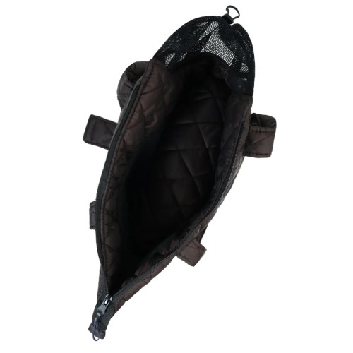 Сумка-переноска для собак стьобана S-114, колір шоколад