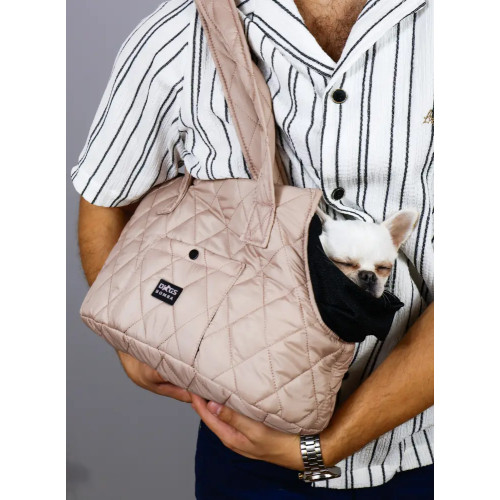 Сумка-переноска для собак стьобана рожева S-35 Сумка-переноска для собак стьобана рожева S-35