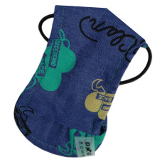 Кепка джинсовая с принтом сердца для собак Dogs Bomba S-64