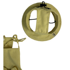 Панама льняная жёлтая для собак Dogs Bomba S-74