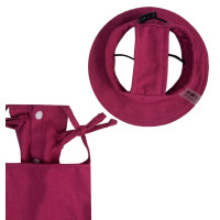 Панамка лляна малинова для собак Dogs Bomba S-75