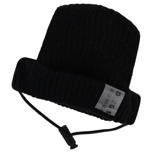 Шапка в’язана для собак Beanie S-103, чорна