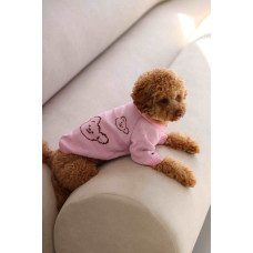 Свитер вязаный Медведь розовый для собак Dogs Bomba Y-287