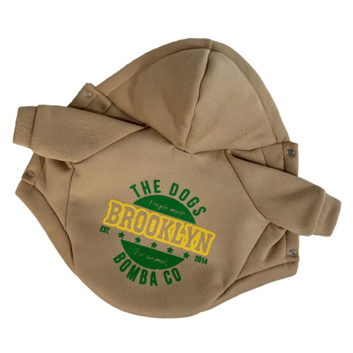 Толстовка для собак Brooklyn бежевая Y-337