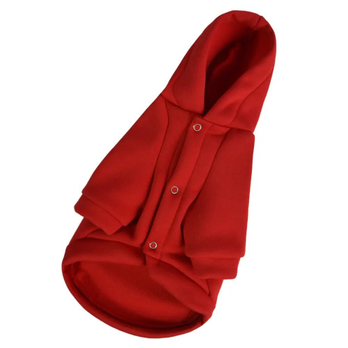 Червона толстовка для собак з кишенею Dogs Bomba Y-358