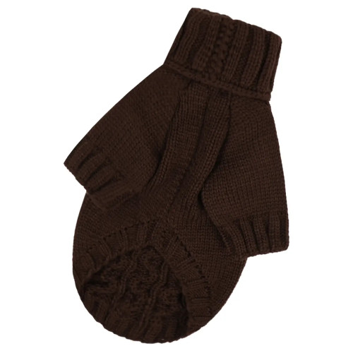 Свитер для собак вязаный «Косичка» шоколад Y-367