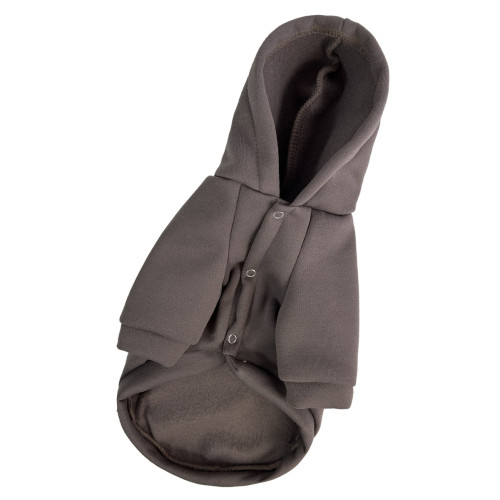 Толстовка з кишенею шоколадна для собак Dogs Bomba Y-368