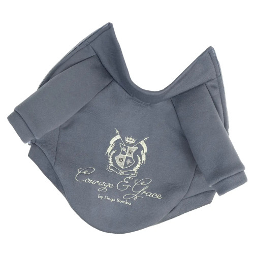 Сіра толстовка для собак Кураж Dogs Bomba Y-377