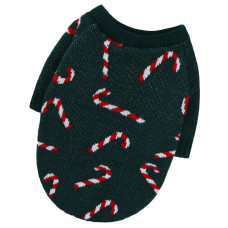 Свитер для собак вязаный «Конфетка» изумруд Y-388