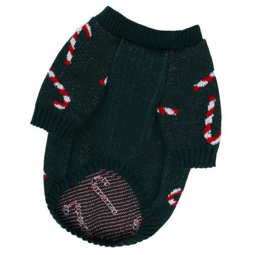 Светр для собак в’язаний «Цукерка» смарагд Y-388