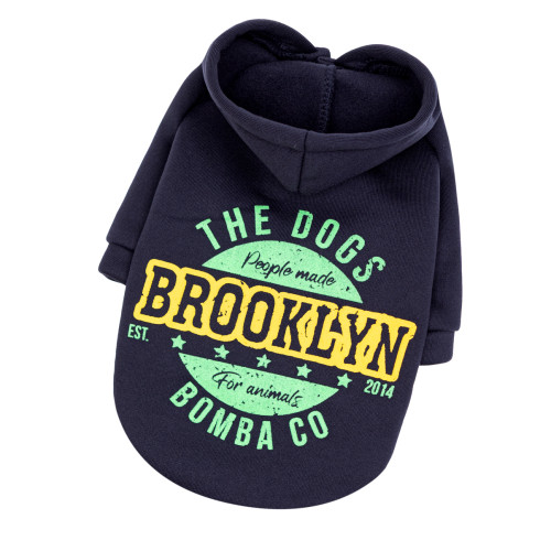 Толстовка Brooklyn темно-синяя для собак Dogs Bomba Y-392