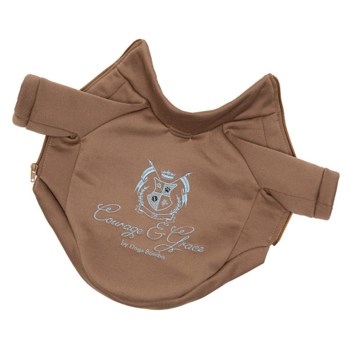 Толстовка Кураж бежевая для собак Dogs Bomba Y-393