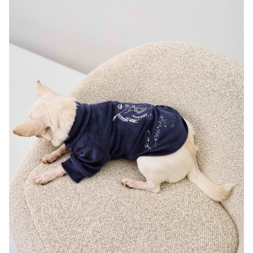 Светр велюровий Кураж індиго для собак Dogs Bomba Y-401