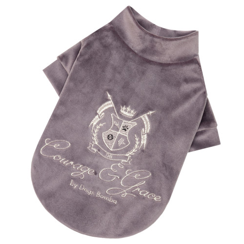 Светр велюровий Кураж лавандовий для собак Dogs Bomba Y-402