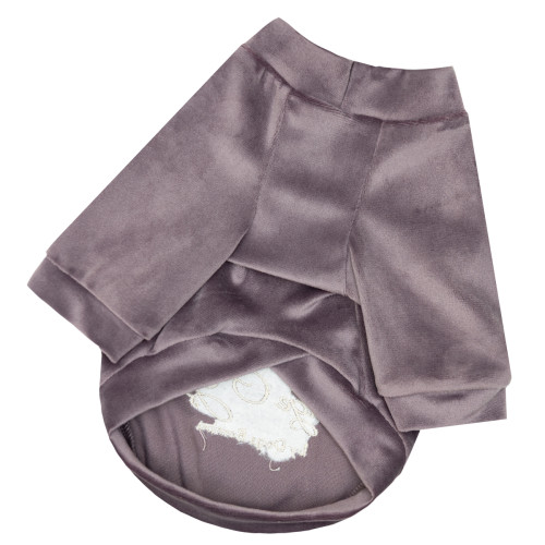 Светр велюровий Кураж лавандовий для собак Dogs Bomba Y-402